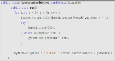 Không sử dụng từ khóa ‘synchronized’ trong lập trình java