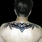 Upper Back Tattoos Men