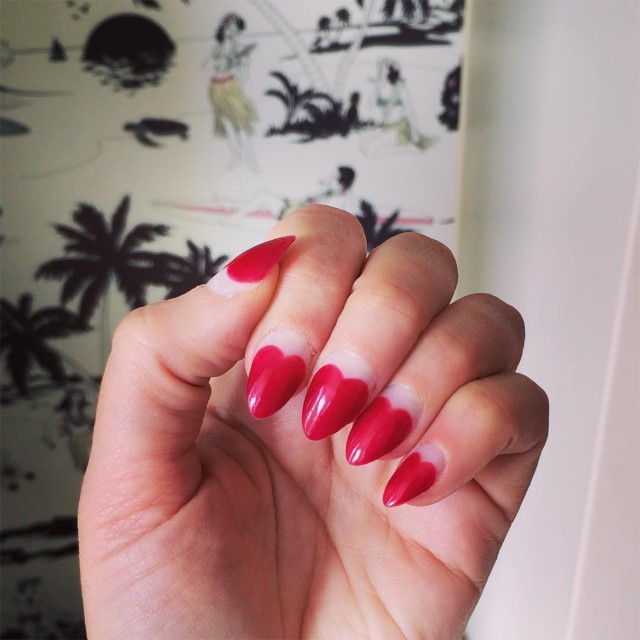 Nail Art Designs -  Beautiful Nail Ideas for Red Manicure #24