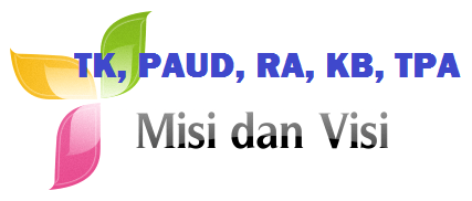 Contoh Visi Misi dan Tujuan PAUD/ TK Tahun 2018