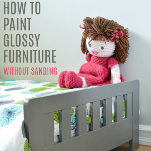 How To Paint Glossy Furniture Without Sanding 