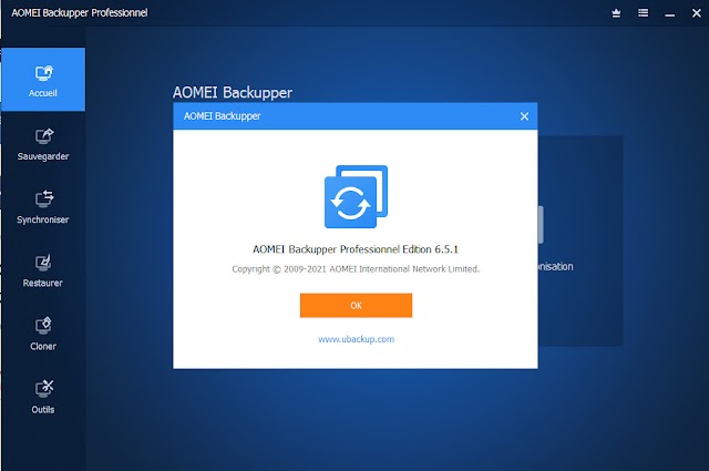 Offre promotionnelle : AOMEI Backupper Professional 6.5.1 gratuit !