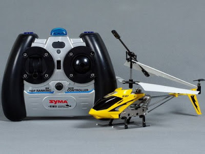 New Syma 3 Channel S107 Mini Indoor Co-Axial Metal Body Frame & Built-in Gyroscope RC Remote Controlled Helicopter Yellow B004B6RFC0