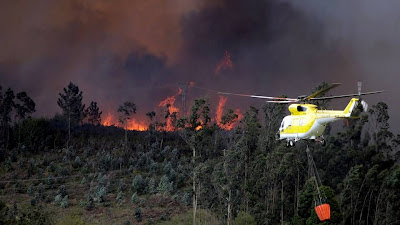 Incencio en las Fragas do Eume en abril 2012