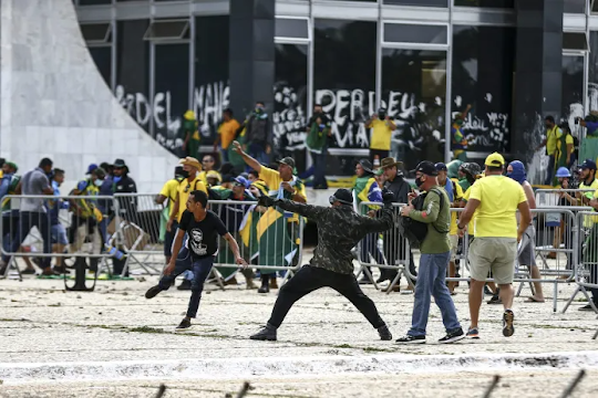 Brazil Bolsonaro military fascism coup insubordination vandalism harassment riots obstruction insurrection