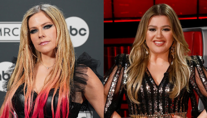 Avril Lavigne habla sobre la escritura del éxito de Kelly Clarkson 'Breakaway' y elogia sus voces 'increíblemente fuertes'