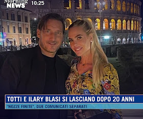 Ilary Blasi Francesco Totti foto Colosseo Roma