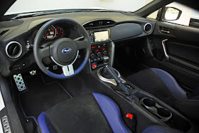 Interior view of 2015 Subaru BRZ Series Blue