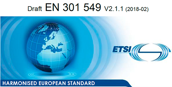 Draft EN 301 549 v 2.1.2 (2018-06) ETSI. Harmonised european standard