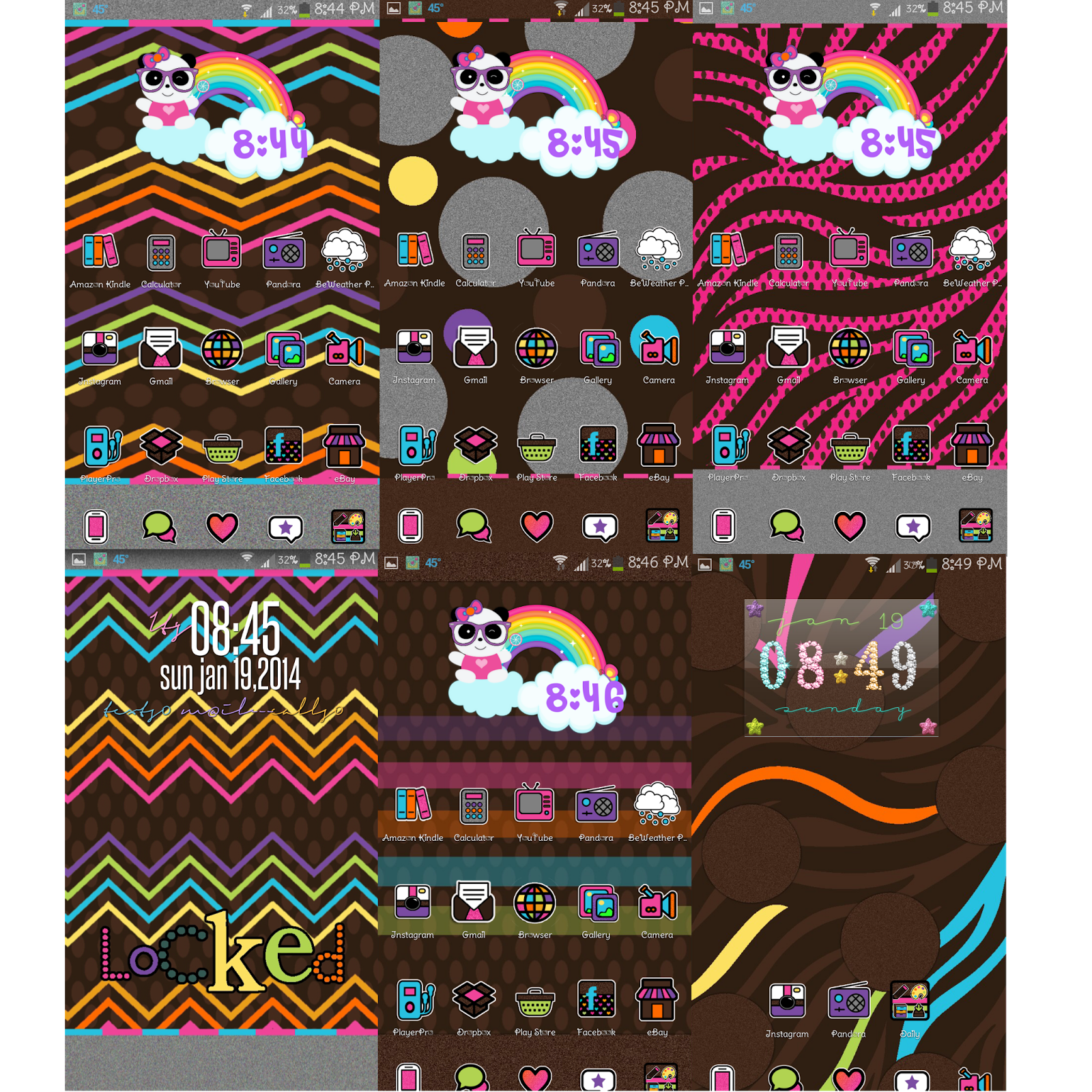 MsStephieBaby s Themes N Thangs Too Cute  Go Launcher  
