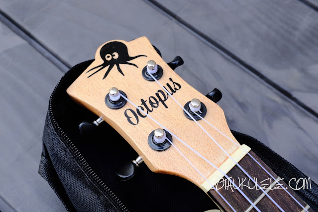 Octopus UK215C Concert Ukulele headstock