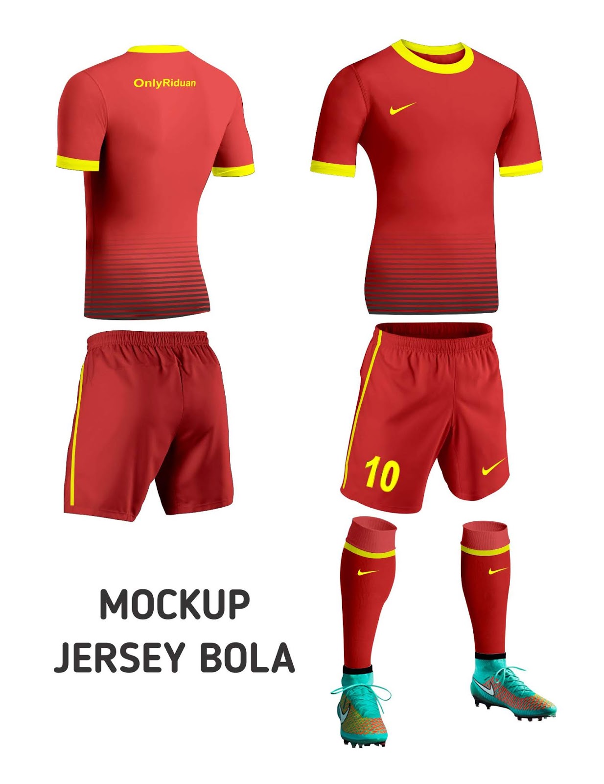 Download Desain Mockup Jersey dengan CorelDRAW - TUTORiduan ...