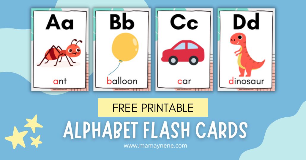 Alphabet flash cards