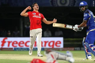 Marcus Stoinis 4-15 - KXIP vs MI 43rd Match IPL 2016 Highlights