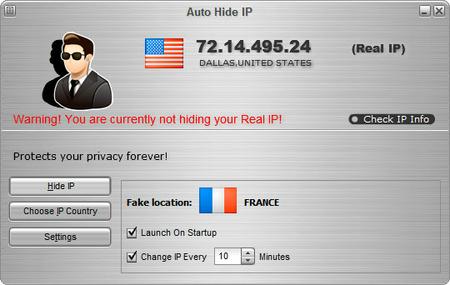 Auto Hide IP surf anonymously change your IP address