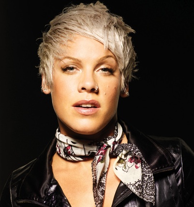 pink hairstyles 2010. It may be short haircut at