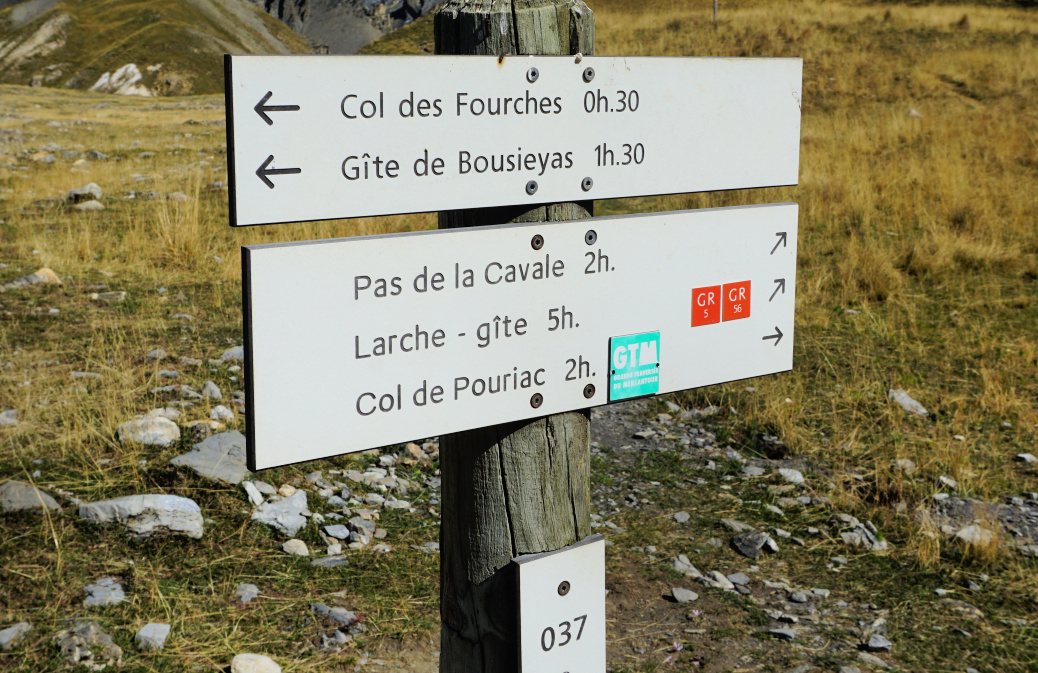 Signpost#37 to Col de Pouriac