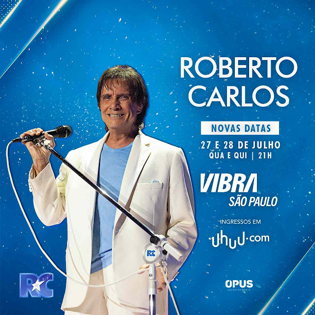 Roberto Carlos entrou para a lista da revista Global Concert Pulse entre os 30 artistas de maior público nos Estados Unidos