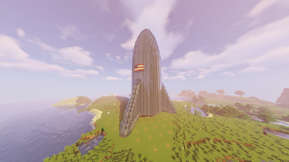 SpaceX Starhopper in Minecraft