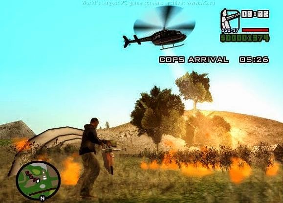 Gameplay Grand Theft Auto: San Andreas + Full Cars Mod Full