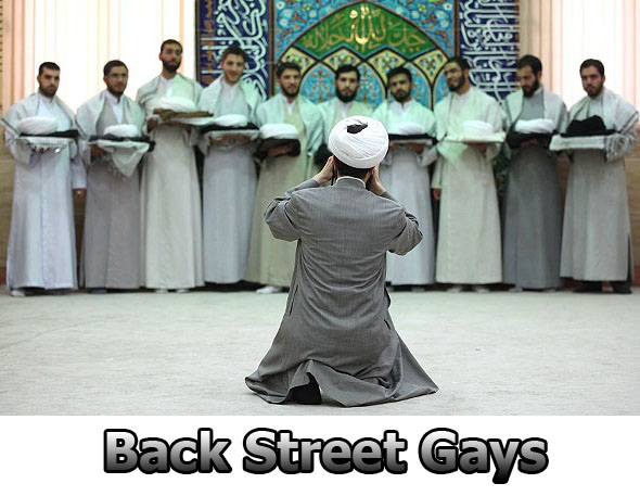 back street gays ، بک استریت گیز ، back street boys ، بک استریت بویز ، آخوند ، طلبه ، مراسم عمامه گذاری ، ملا ، لواط ، همجنسگرا ، حوزه علمیه 