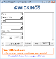 WorldUnlock Codes Calculator Latest Version V4.4 Free Download