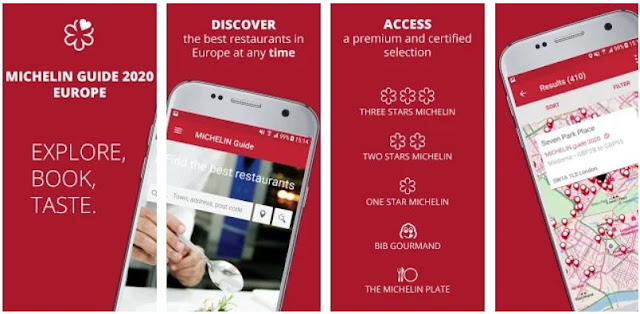 Téléchargez l'application mobile Guide MICHELIN Europe 2020, 13000 avis sur les restaurants