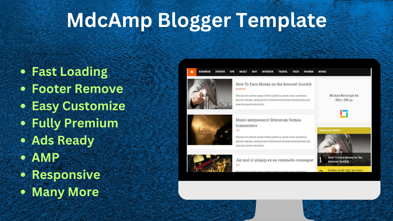 Blogger Responsive Template