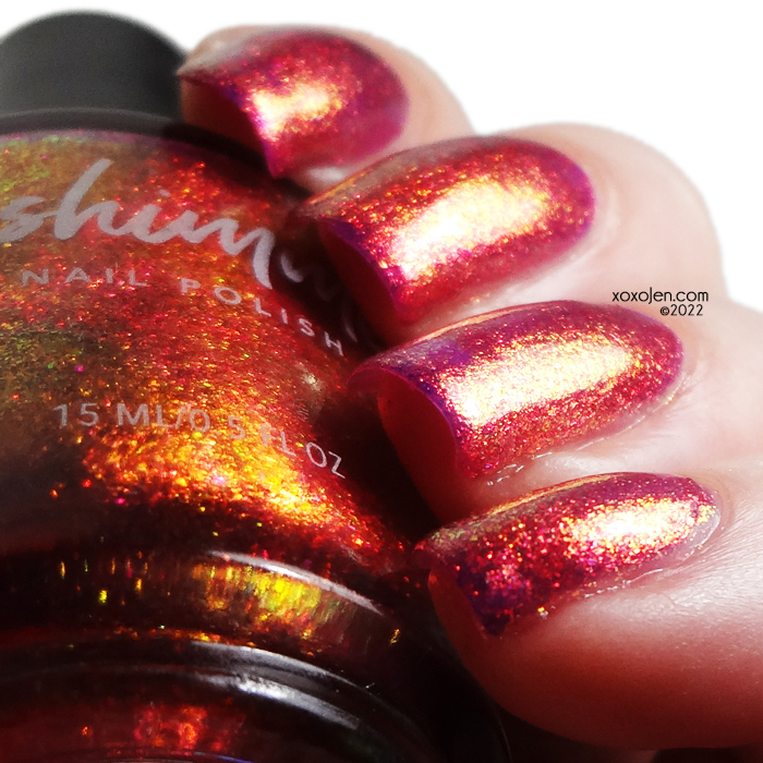 xoxoJen's swatch of KBShimmer Yes We Cran