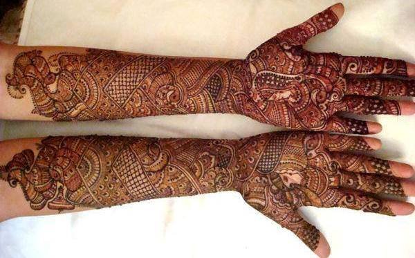 Latest fancy and simple mehndi designs 2016 for Pakistani ladies