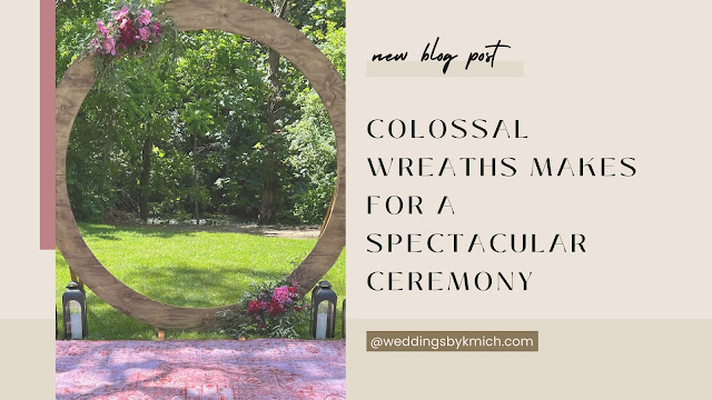 Best Made Colossal Wreath Ideas That Will Definitely Impress Your Guests-wedding ideas-wedding planning-ceremony-Weddings by KMich-Philadelphia PA