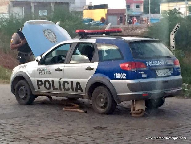 Viaturas caindo aos pedaços revelam fragilidade da segurança pública em Santa Cruz do Capibaribe