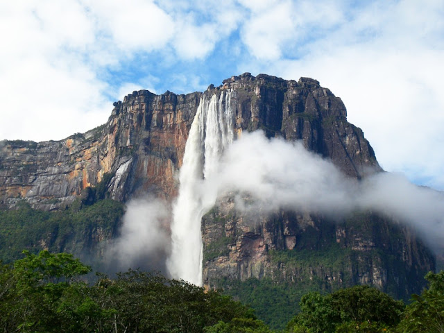 Водопад Анхель (Керепакупаи-меру), нац.парк Канайма, шт.Боливар, Венесуэла