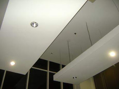 desain plafon gypsum minimalis