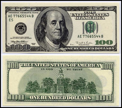 dollar bill font. 500 dollar bill.