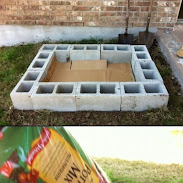 I did this. My suggestion would be to add cardboard or something up the sides to hold water. My garden did SO WELL, but it dried out easily. Also, in the individual holes, I planted herbs, green peppers and zucchini. They did excellent also!! - Garden Ideas
