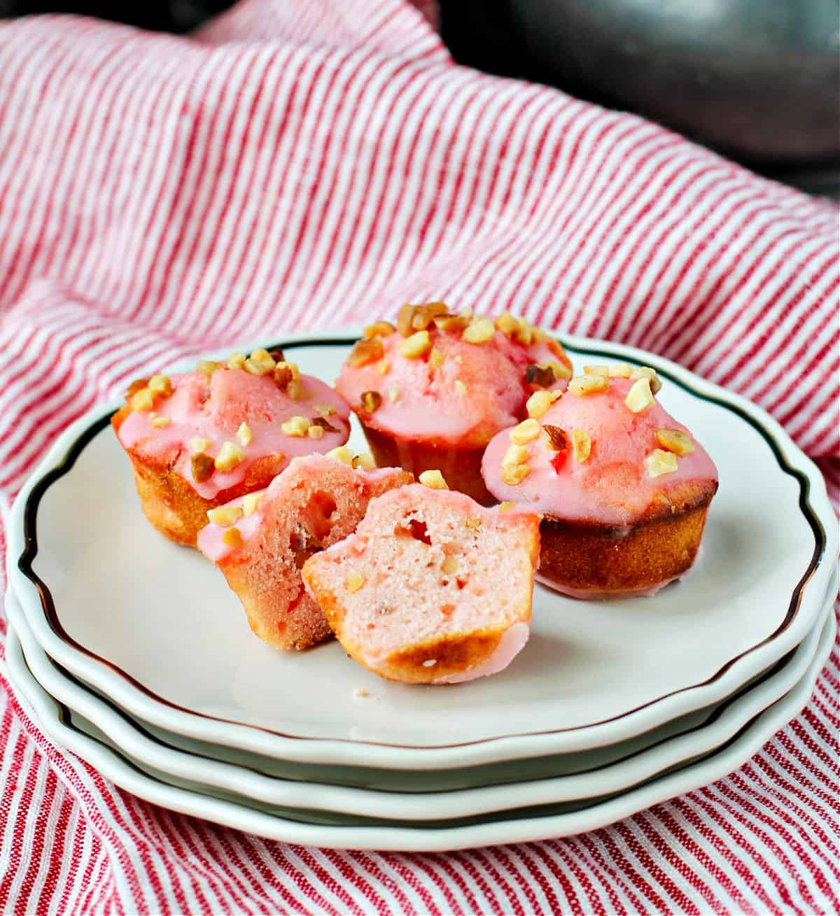 Maraschino Cherry Muffins interior.