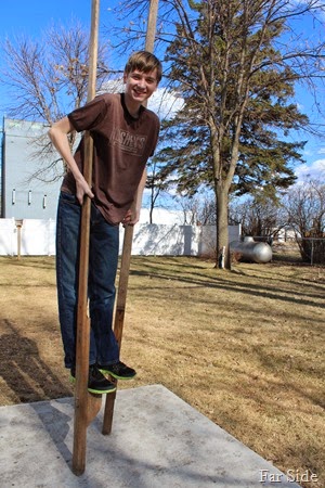 Adam and the stilts
