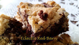 Eclectic Red Barn:  Cookie Dough Brownies