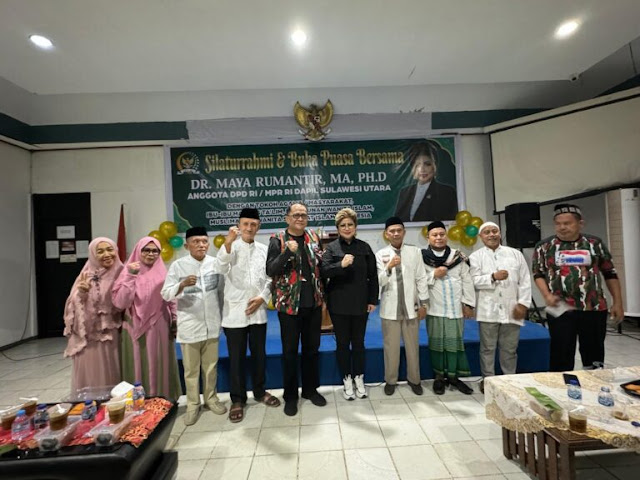 Idem Bersama Umat Muslim Senator Maya Rumantir Kembali Tekankan Kerukunan sebagai Modal Bangsa