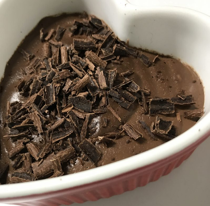 Mousse de chocolate low carb