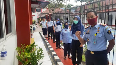 Lapas Rangkasbitung Gelar Rapid Test, Cegah Penyebaran Covid-19