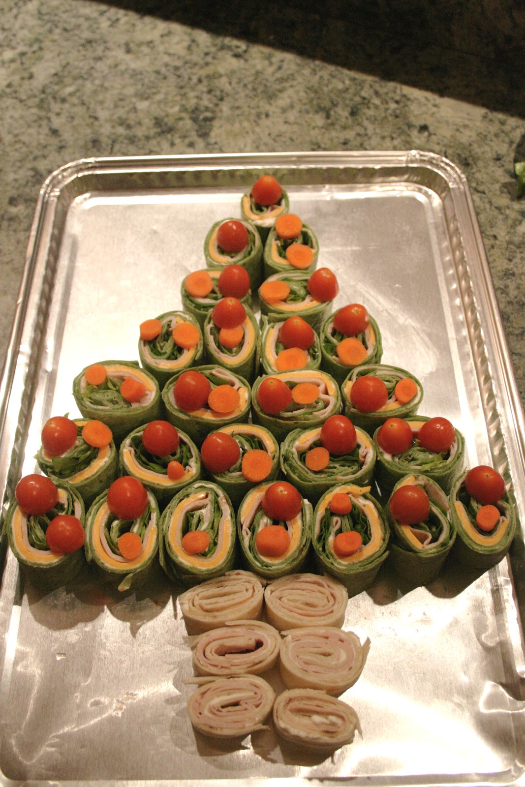 The Nesting Corral: Christmas Tree Roll-ups
