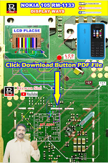Nokia 105 rm 1133 lcd ways