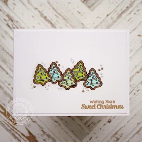 Sunny Studio Stamps: Christmas Icons & Blissful Baking Tree Cookie Card by Vanessa Menhorn.