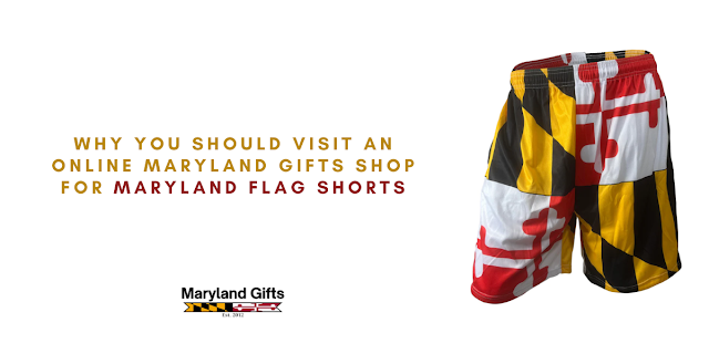 Maryland flag shorts