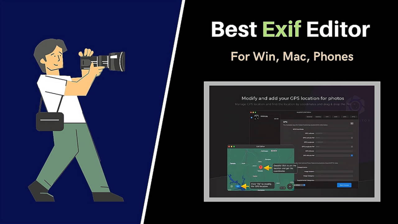 Best EXIF Editor for Windows, Mac, and Phones