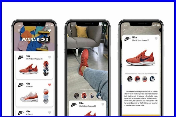 تطبيق جديد يمنحك تجربة إقتناء أحدث أحذية العلامات التجارية العملاقة مباشرة في منزلك مجانا !