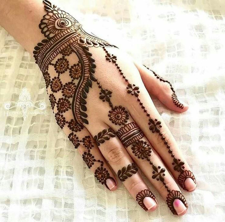 100 Latest New Mehndi Designs 2019 For Hands Fancy Fashion Points