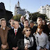 Alfredo Palacios logró juntar a la oposición y a un funcionario K en la inauguración de su monumento